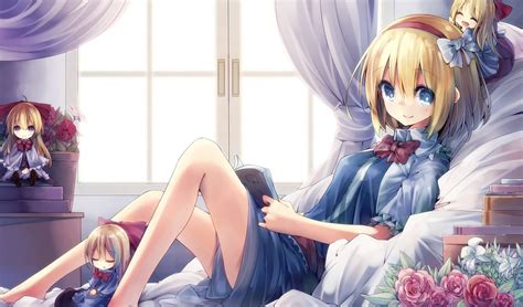 d69ae9f02d5c 4girls d alice margatroid barefoot bed blond… flickr