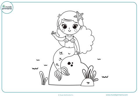 Sirena Facil De Dibujar Para Ninos Imagen Para Colorear | Images and