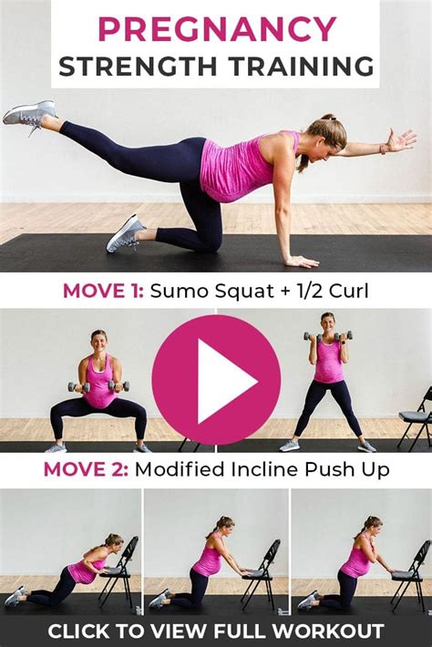 Minute Pregnancy Workout Video Nourish Move Love