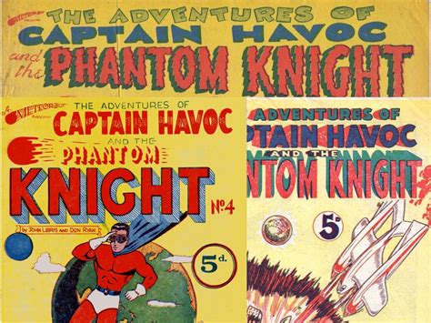 Captain Havoc And The Phantom Knight Collection Australian Etsy