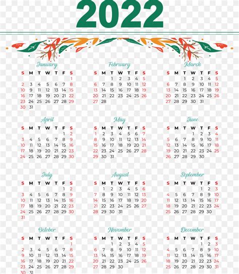 Calendar 2022 Gregorian Calendar Calendar Png 4408x5069px Calendar