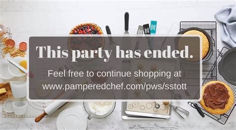Ended Caryl Marie Handys Online Pampered Chef Party