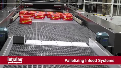 Intralox Arb Palletizing Infeed Systems Youtube