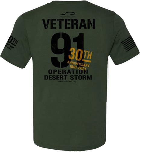 30th Anniversary Shirt Veteran National Desert Storm War Memorial