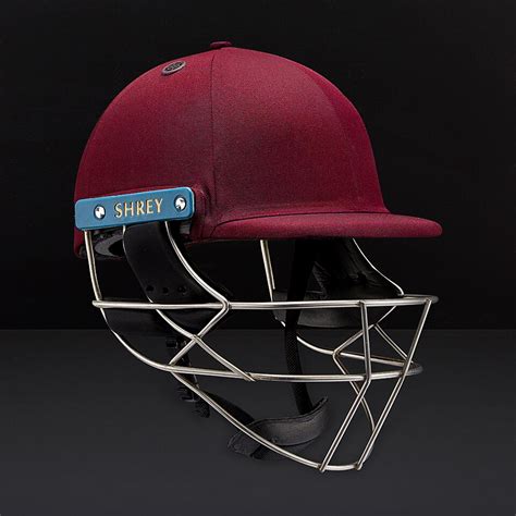 Shrey Master Class Air 20 Steel Cricket Helmet Maroon Batting