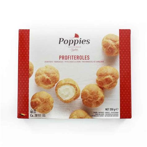 POPPIES MINI CREAM PUFFS 250G Basic Food And Drinks
