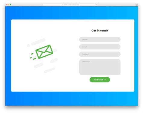 38 Best Free Html Contact Forms With Fresh New Designs 2021