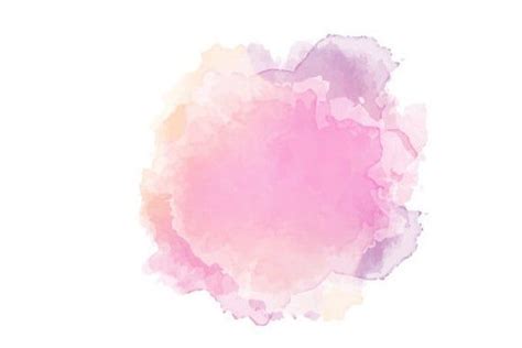 Watercolor Circles Clipart Watercolor Splashes Clip Art Pink Etsy