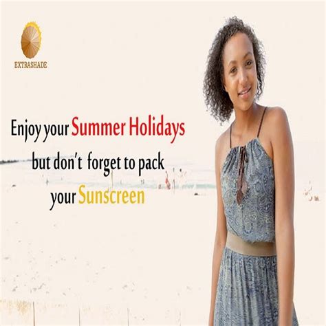 Last Minute Summer Holidays Dont Forget To Pack Your Sunscreen Bitly2bshgdw