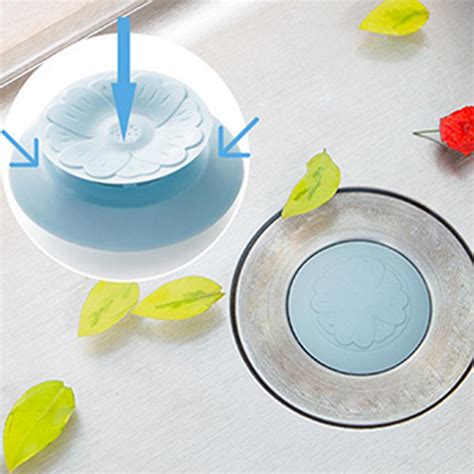 Measure and mark the kitchen sink's layout. 2 IN 1 Silicone Kitchen Sink Strainer Shower Sink Drains ...