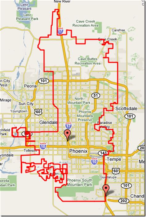 City Of Phoenix Map Boundaries