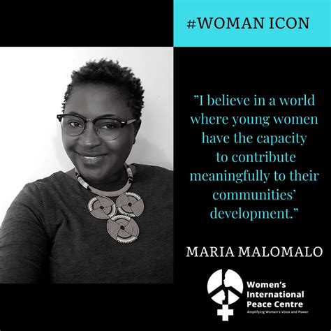 Womens International Peace Centre On Twitter Today We Celebrate Mariamalom As Our Womanicon