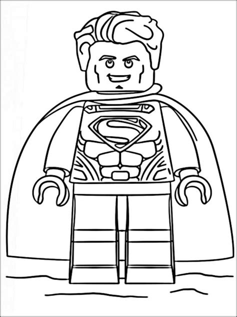 De kleurplaat van lego speciaal voor jouw! Kleurplaat Lego Marvel Heroes 3