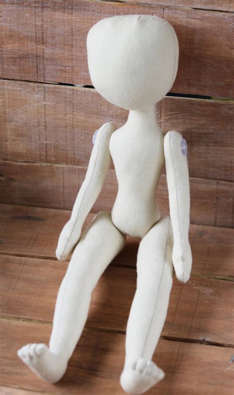 Blank Doll Body 125 In Cloth Doll Body Rag Doll Etsy