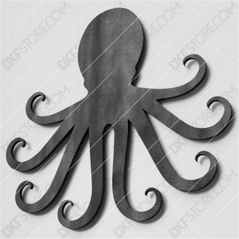 Octopus Plasma Art Free Dxf File Dxf File Cut Ready For Cnc Laser