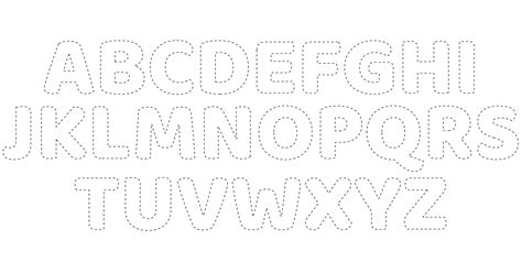 Free Printable Letter Cut Outs