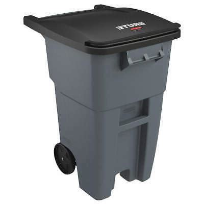 Rubbermaid Commercial Product Trash Can50 Galgrayplastic