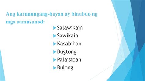 Karunungang Bayan Kasabihan Examples