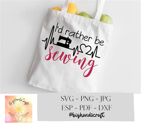 id rather be sewing svg sewing machine svg sewing svg etsy