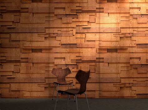 Flat Stacked Wood From The Repeating Textures Collection In Cherry