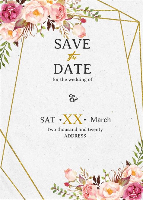 Save The Date E Free Printable Baby Shower Invitations Templates