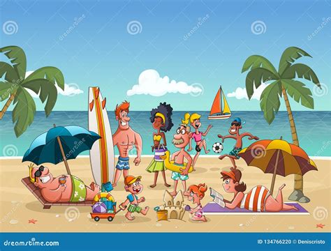 Beachn Cartoons Illustrations And Vector Stock Images 30 Pictures To