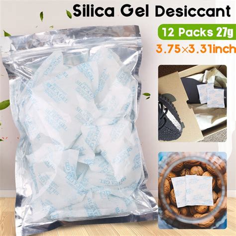 27g Silica Gel Desiccant Packets By Lotfancy Safe Odorless Non Toxic