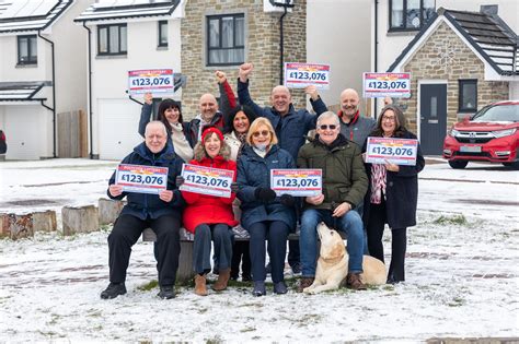 'It's like buses', say lucky Scots neighbours after winning Postcode