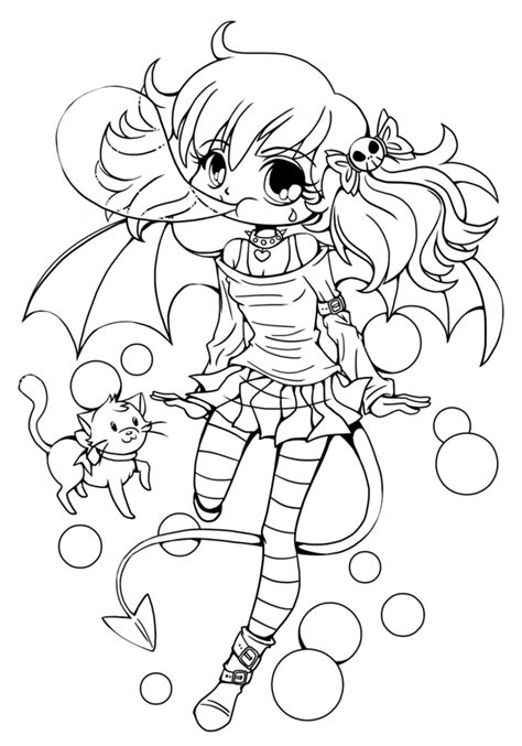 The term chibi is actually a japanese slang for a short person or a small child. 14 Pics Of Chibi Vampire Girl Coloring Pages - Anime Chibi ...