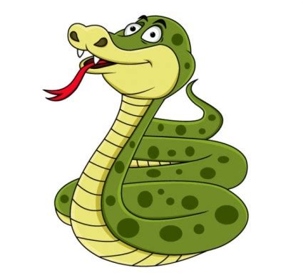 Gambar kartun ular paling hist. Handpainted Kartun Ular Vektor-kartun Vektor-vektor Gratis Download Gratis