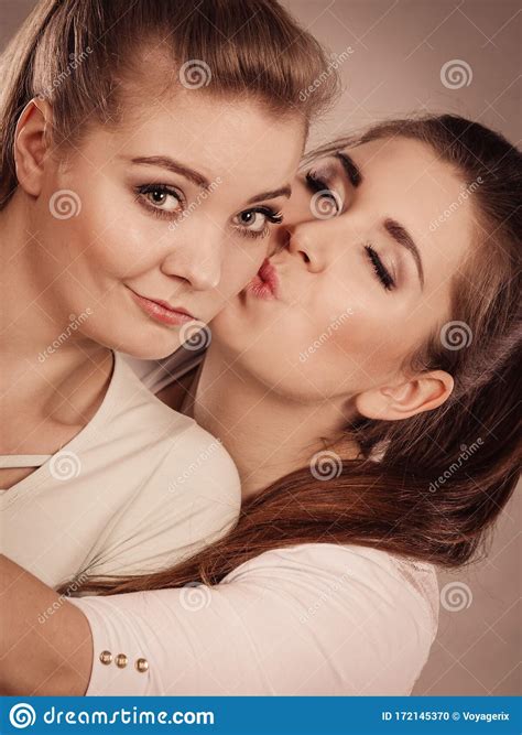 Woman Hugging Her Sad Female Friend Stock Photo Image Of Comforting