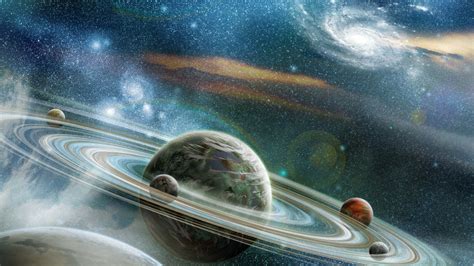 Night Stars Wallpaper ~ Space Galaxy Planets Stars Space Sci Fi 4k