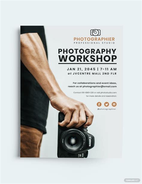 Printable Photography Flyer Template Ad Ad Photography