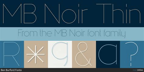 Fonts Similar To Mb Noir