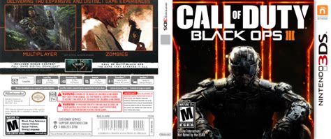 Call Of Duty Black Ops 3 Nintendo 3ds Box Art Cover By Boxartdesigner