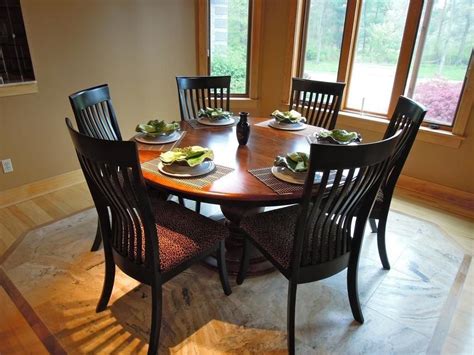 This chair provides extra comfortableness to you when you. Round Kitchen Table Sets For 6 | Round kitchen table set ...