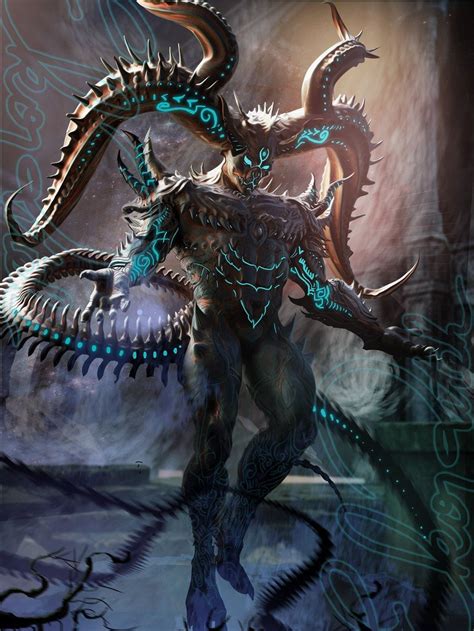 Pin By Ethan Frye On Criaturas Fantasy Demon Monster Concept Art Fantasy Monster