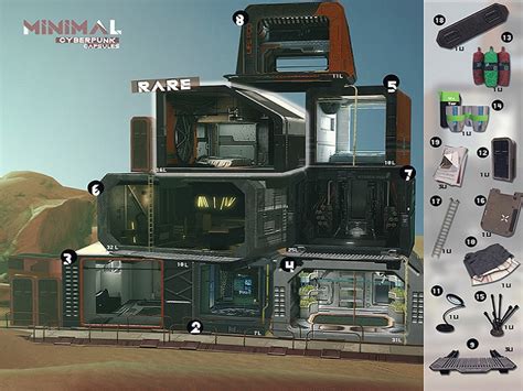 Second Life Marketplace Minimal Cyberpunk Capsule 3