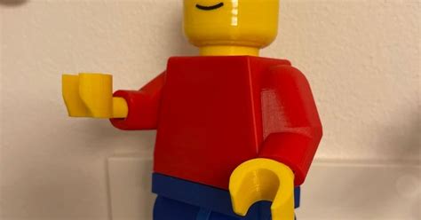Lego Man Head For Blank Giant Minifig By 3dthing Download Free Stl Model
