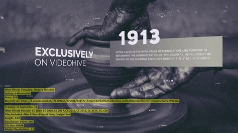 History Timeline | After Effects Template | VideoHive 22597456 - YouTube