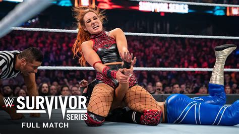 Full Match Becky Lynch Vs Bayley Vs Shayna Baszler Triple Threat Match Survivor Series