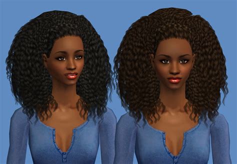 Sims 4 Cc Afro Curly Mixed Hair Petite Amienl