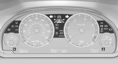 BMW 5 Series Indicator Warning Lamps Check Control Displays