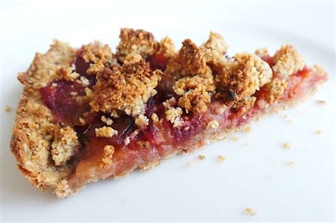 Plum Recipes Sweet Recipes Plum Crumble Cake Receipe Vegan Desert