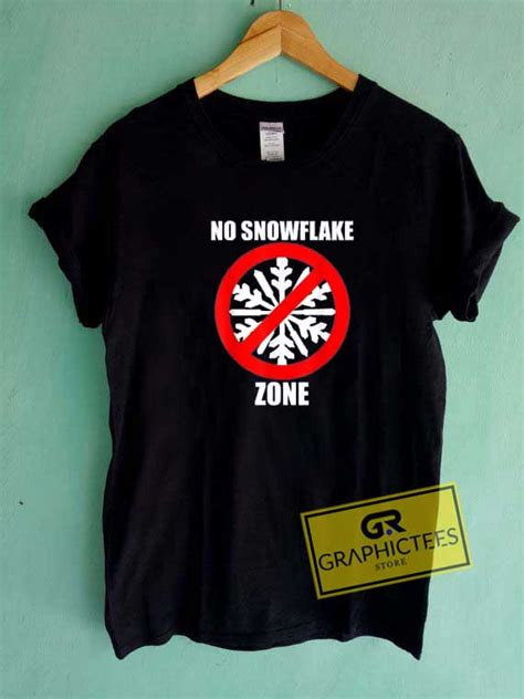 No Snowflake Zone Poster Tee Shirts