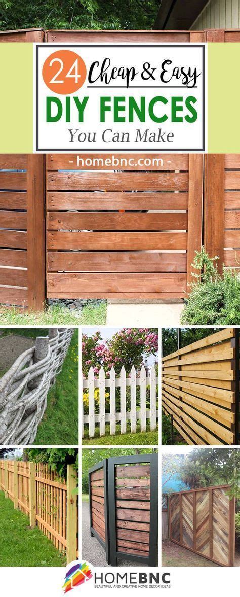 Woodworking plans, yard art patterns, and thousands of great craft show ideas! 24 Unique Do it Yourself Fences That Will Define Your Yard | Diy fence, Fence decor, Backyard fences