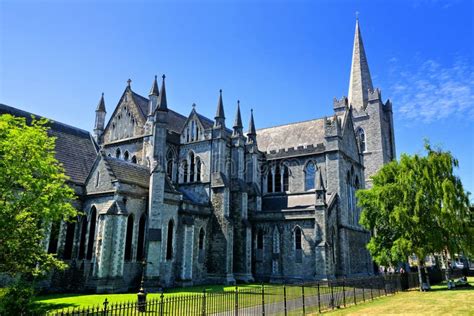 Historic St Patricks Cathedral In Dublin Ireland Stock Image Image