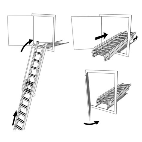 Deluxe Aluminium Sliding Vertical Loft Ladder Vcl