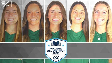 Five Golden Suns Softball Players Earned Csc Academic All District