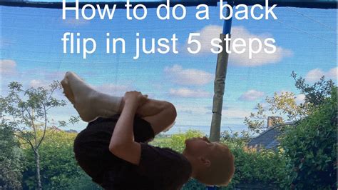 How To Learn The Basics Of A Back Flip In 5 Stages Youtube